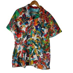 Robert Graham Men's Think Livid Limited Edition Button Up Shirt Size XL RARE